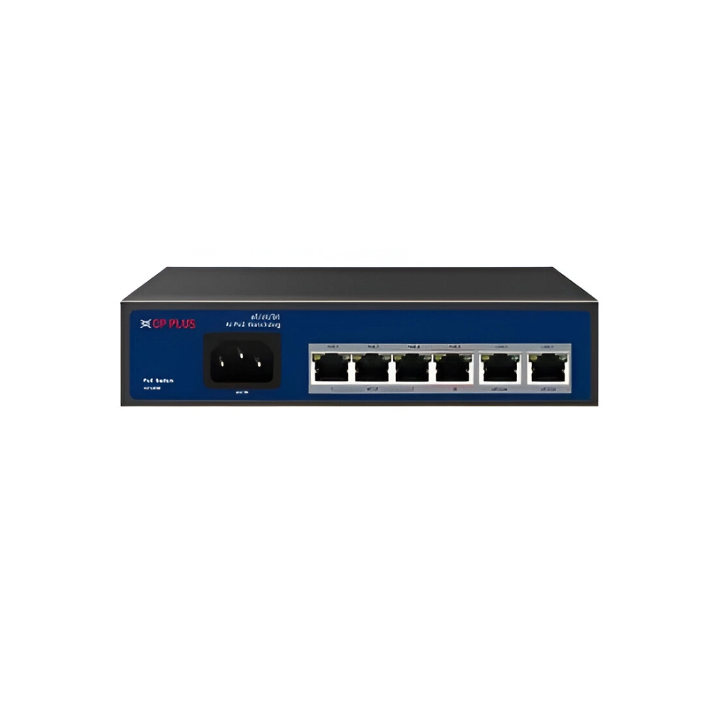 CP-Plus Poe Switch 4 Port (4 FE + 2 FE Port) view 2